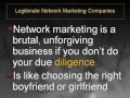 Legitimate Network Marketing Companies