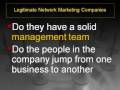 How To Find Legitimate Network Marketing Company