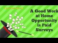 Legitimate Work From Home Opportunities