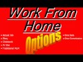 Work From Home – What Options Are Out There for Working From Home