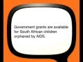 Children and HIV – Government Grants for OVC