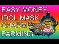 Easily Make Money, Idol Mask, Slickaxe, Charm Farming Guide – Monster Hunter 3 Ultimate MH3U