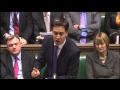 PMQs  Miliband Attacks PM Over Benefits Cap