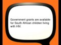Children and HIV – Government Grants for HIV and Children.